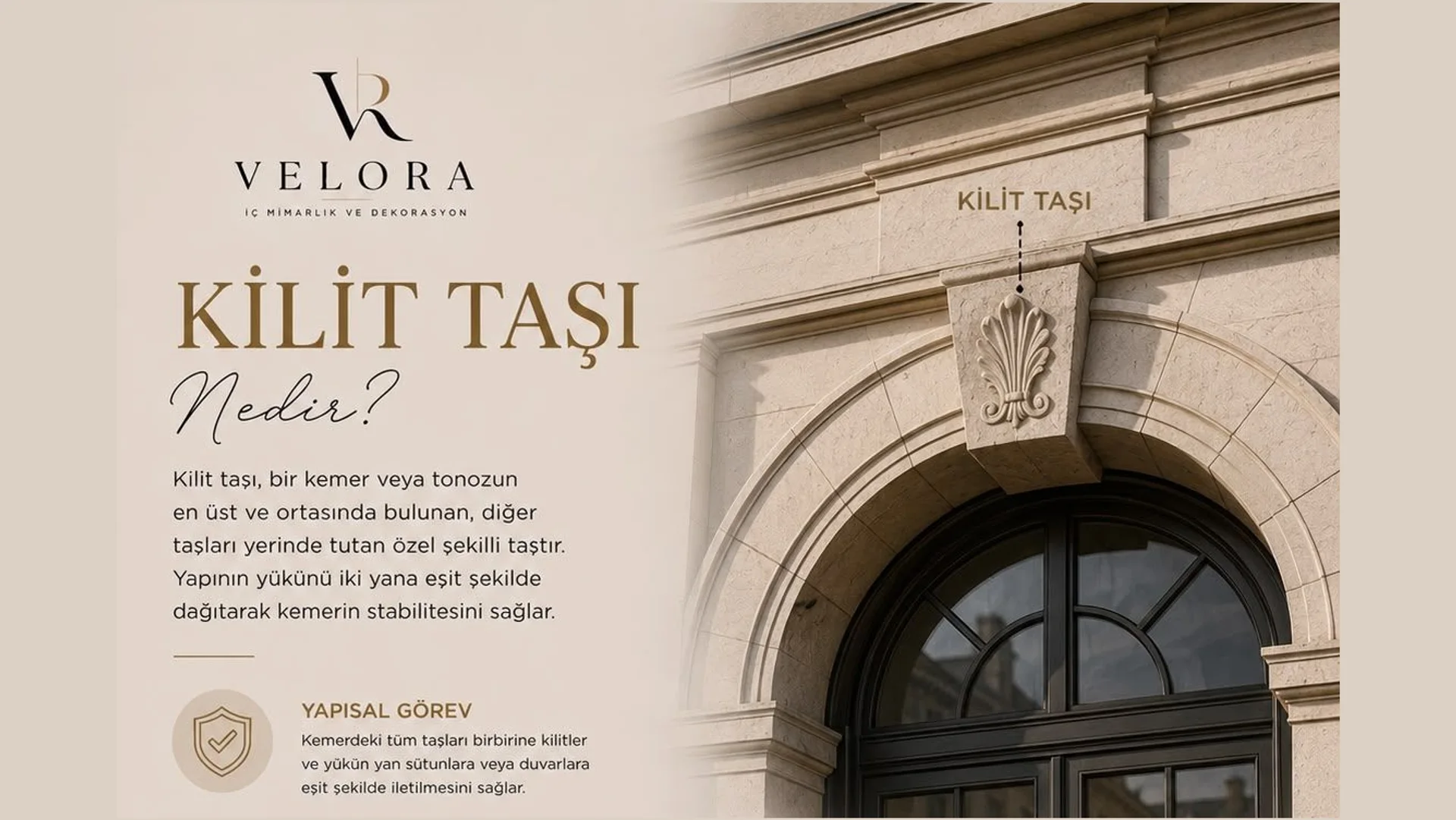 Kilit taşı nedir? Kemerin tepesindeki tek parça